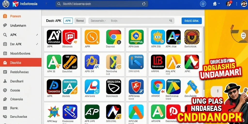 Tampilan antarmuka utama aplikasi 7MMBET.