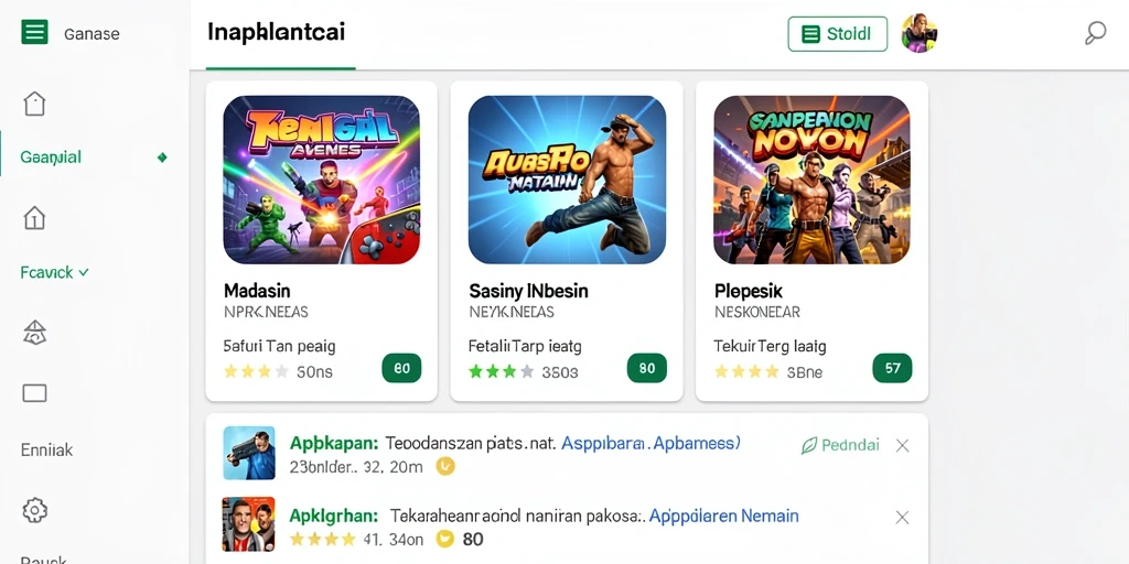 Screenshot menampilkan tampilan antarmuka permainan yang menarik.