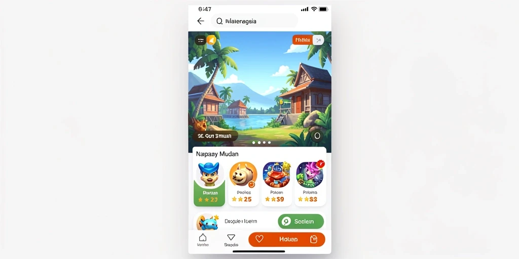 Tampilan grafis yang memukau dan atraktif.