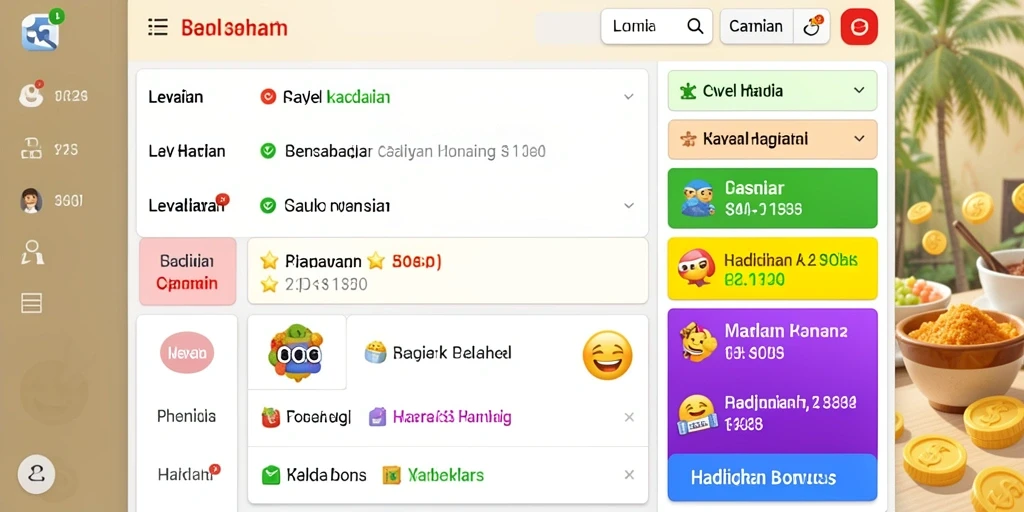Tampilan antarmuka yang menarik dan user-friendly.