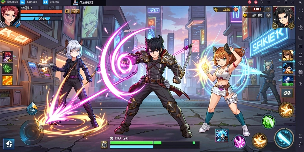 Screenshot memperlihatkan aksi seru di level sulit.