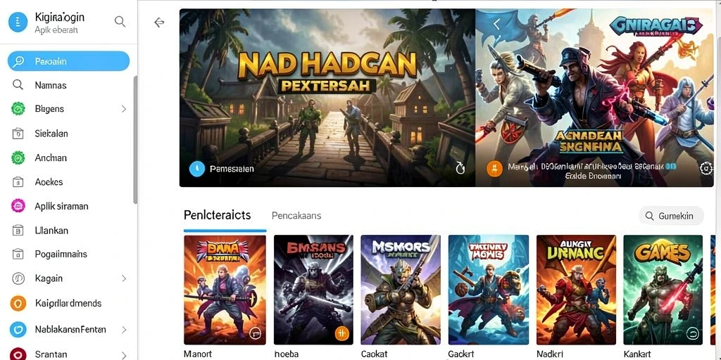 Antarmuka pengguna yang sederhana dan mudah dinavigasi.