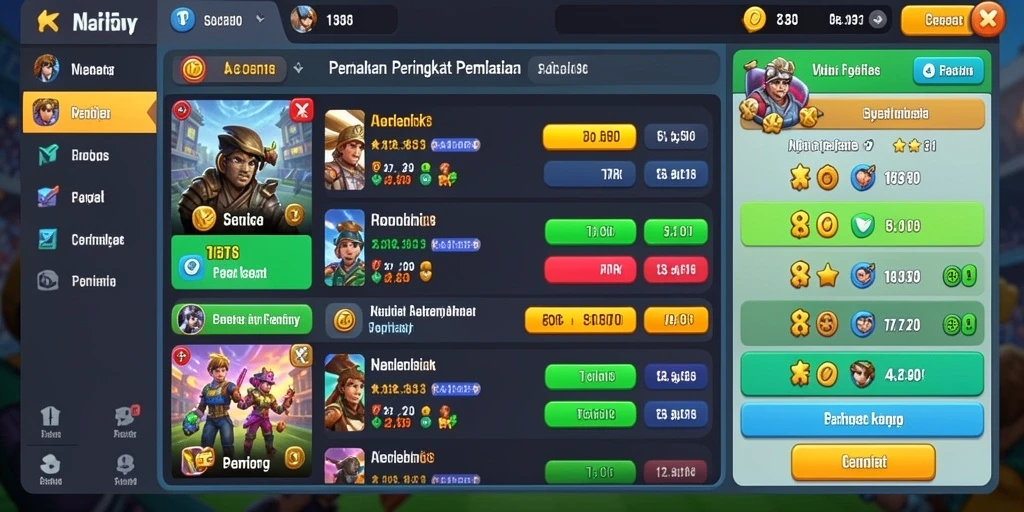 Tampilan antarmuka yang user-friendly dan menarik.
