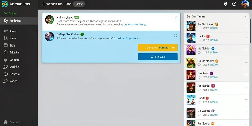 Tampilan antarmuka yang modern dan user-friendly.