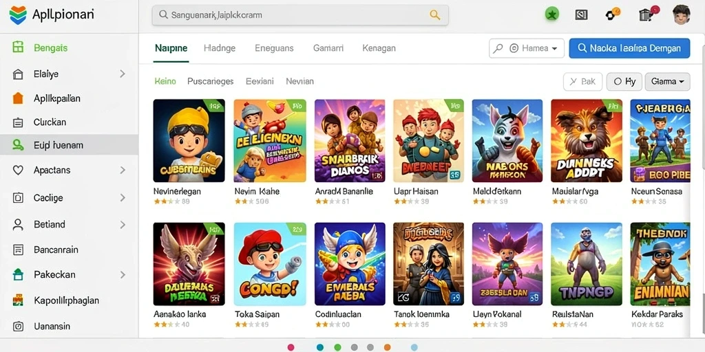 Tampilan utama aplikasi TTT888 yang menarik dan user-friendly.