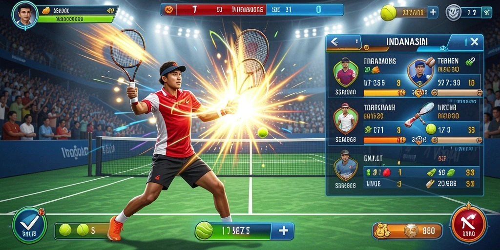 Tampilan permainan dengan grafis menarik dan interaktif.