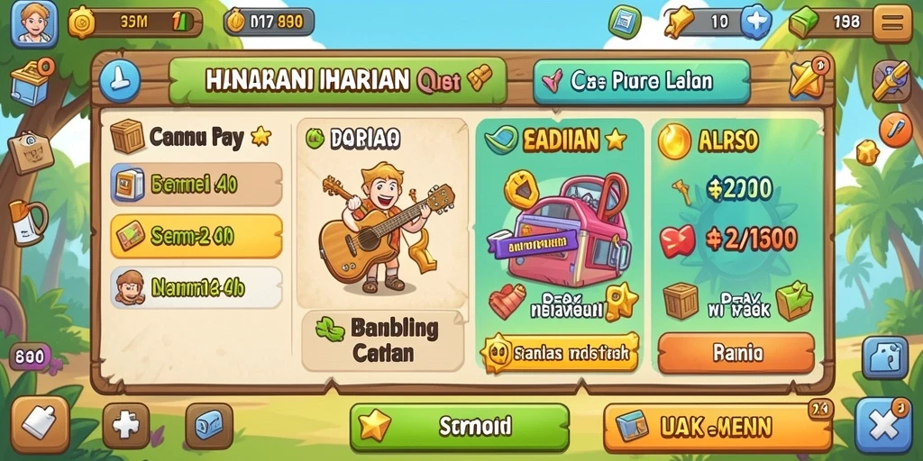 Tampilan awal yang menarik dan intuitif.