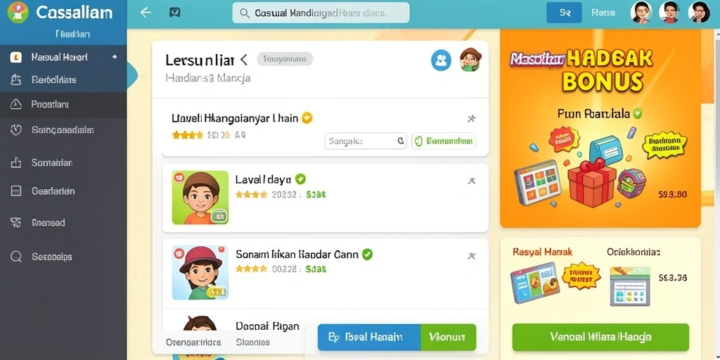 Screenshot menampilkan antarmuka pengguna yang menarik.