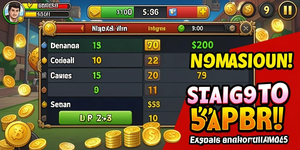 Tampilan utama game yang menarik dan user-friendly.